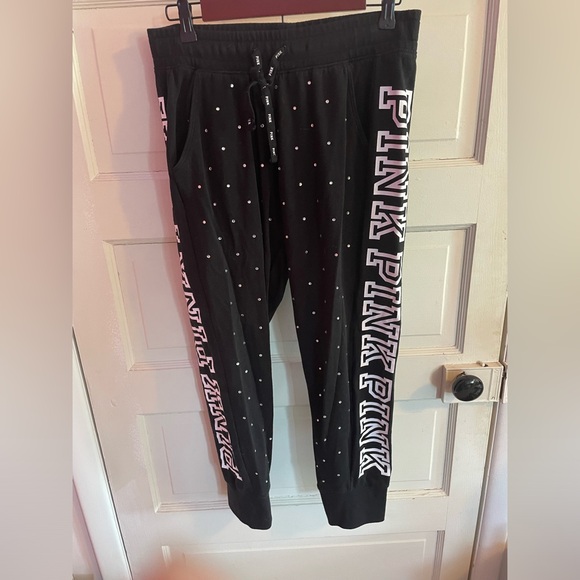 Victoria’s Secret PINK Brand sweat outfit. This set is completely blinged OUT!! - Picture 2 of 4